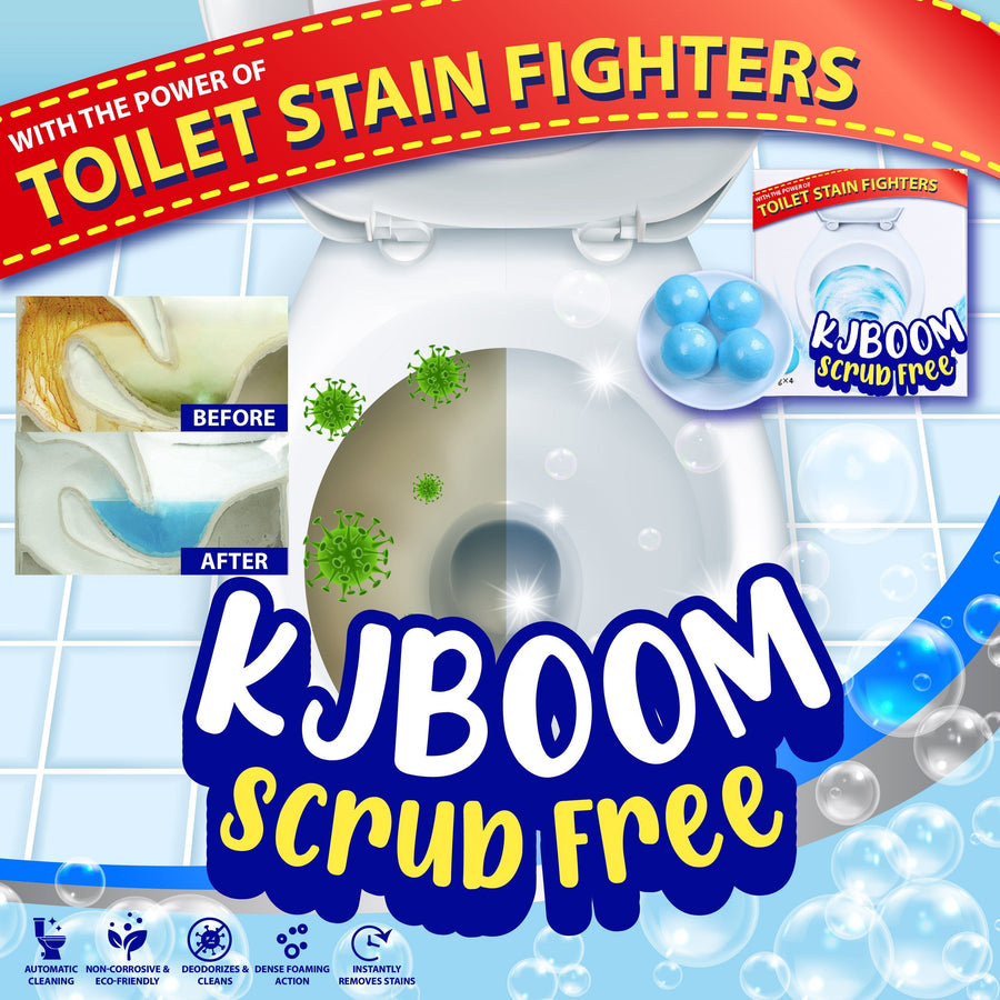 KJBoom Scrub Free Toilet Stain Fighters