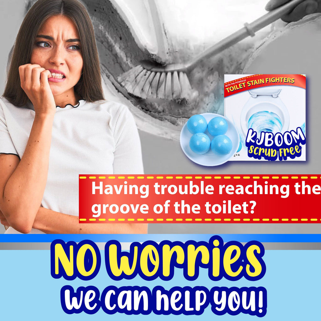 KJBoom Scrub Free Toilet Stain Fighters