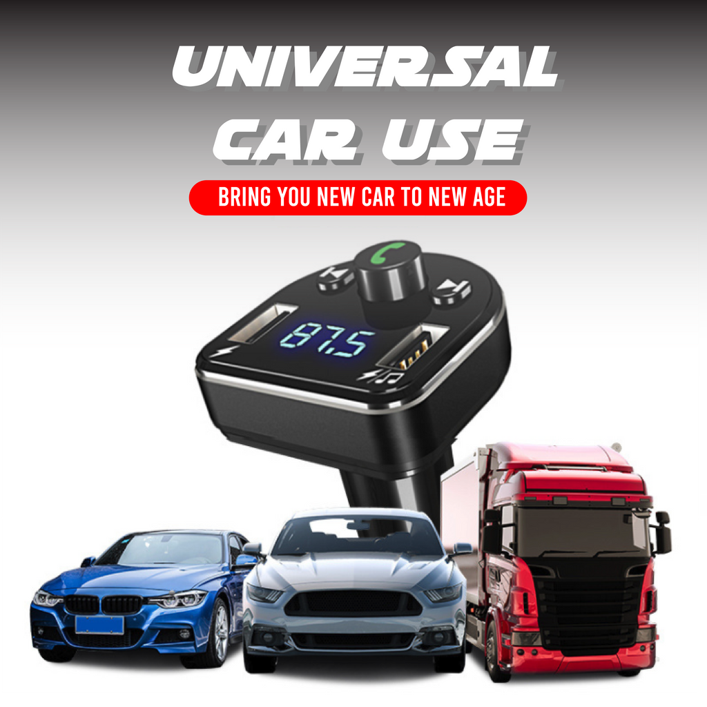 Car Bluetooth to FM Transmitter Music Player