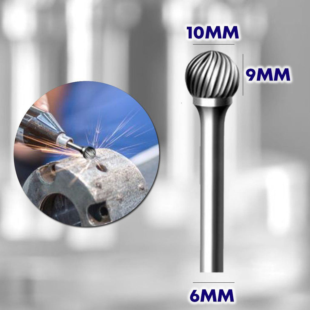 Ball End Double Cut Rotary Burrs File