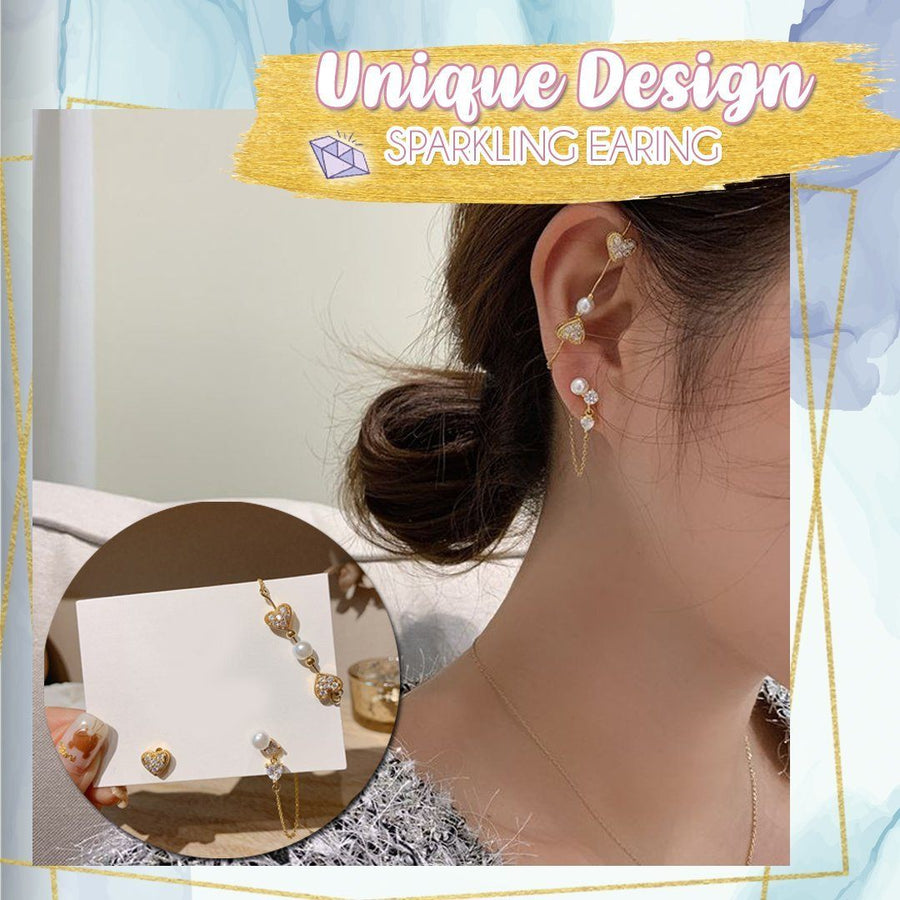 Stunning One-Piece Drop Earring Cuff