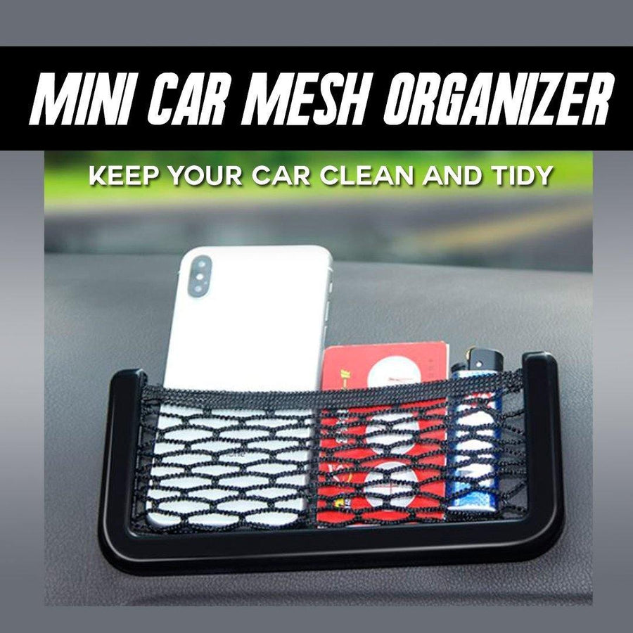Mini Car Mesh Organizer