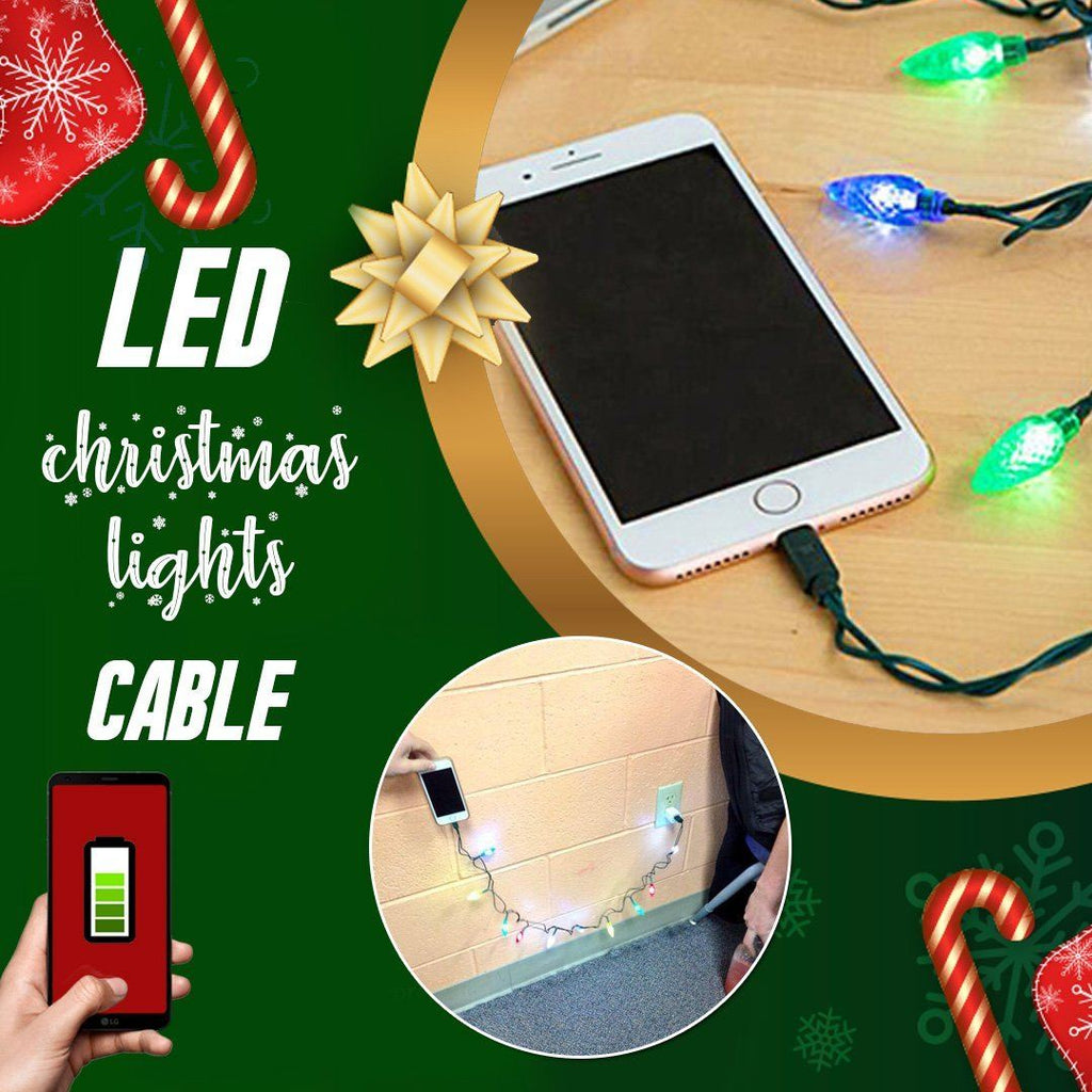 Christmas Lights Phone Charging Cable