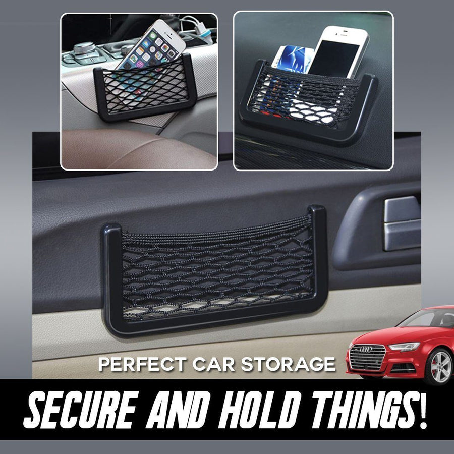 Mini Car Mesh Organizer