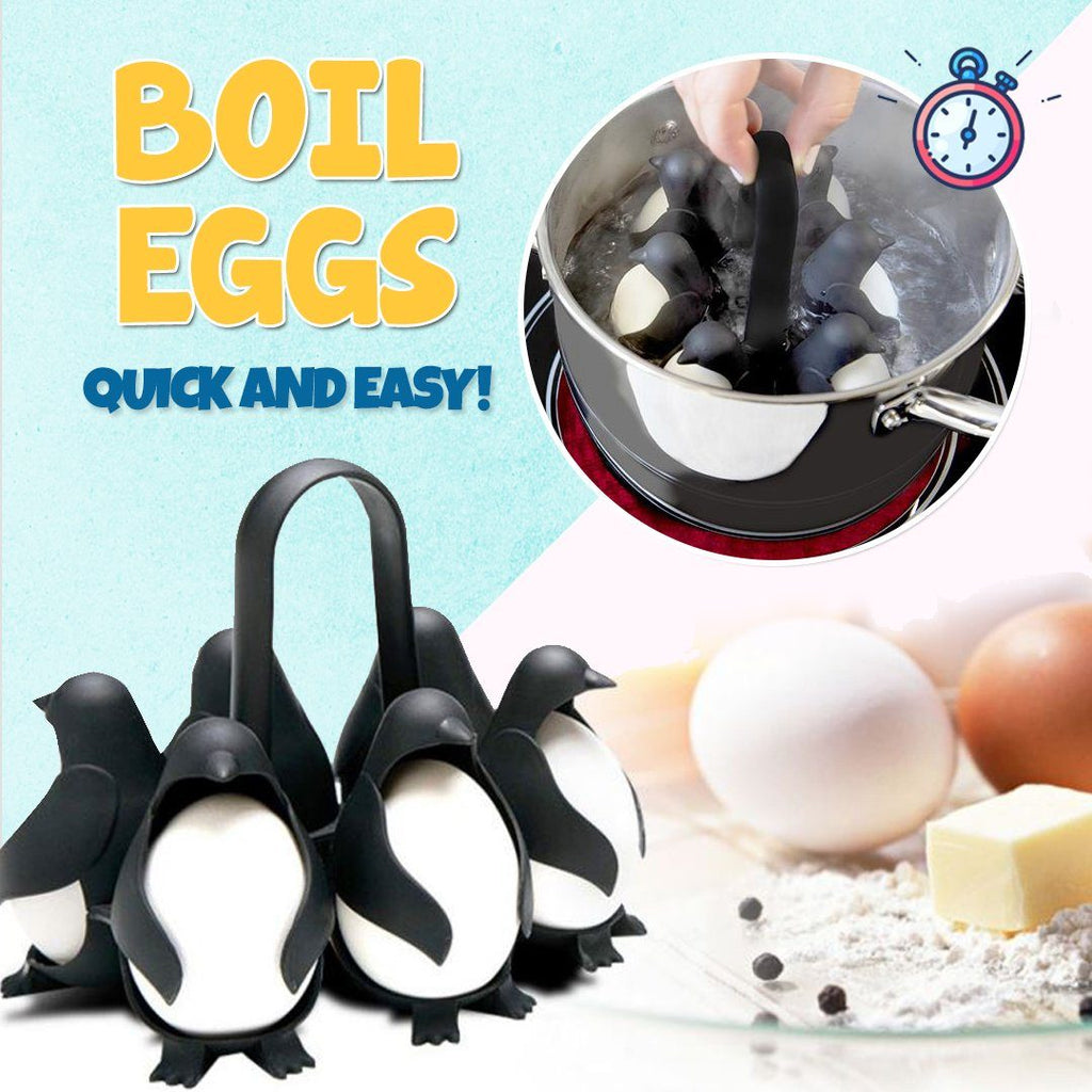 Penguin-Shaped Egg Boils Holder