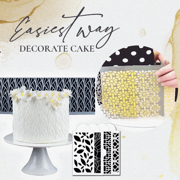Vintage Cake Decoration Pattern Board