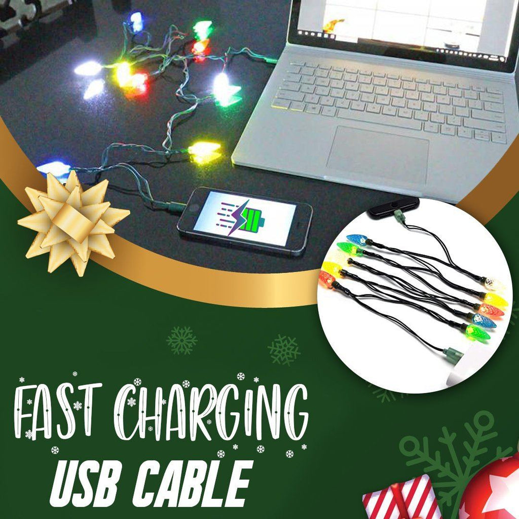 Christmas Lights Phone Charging Cable