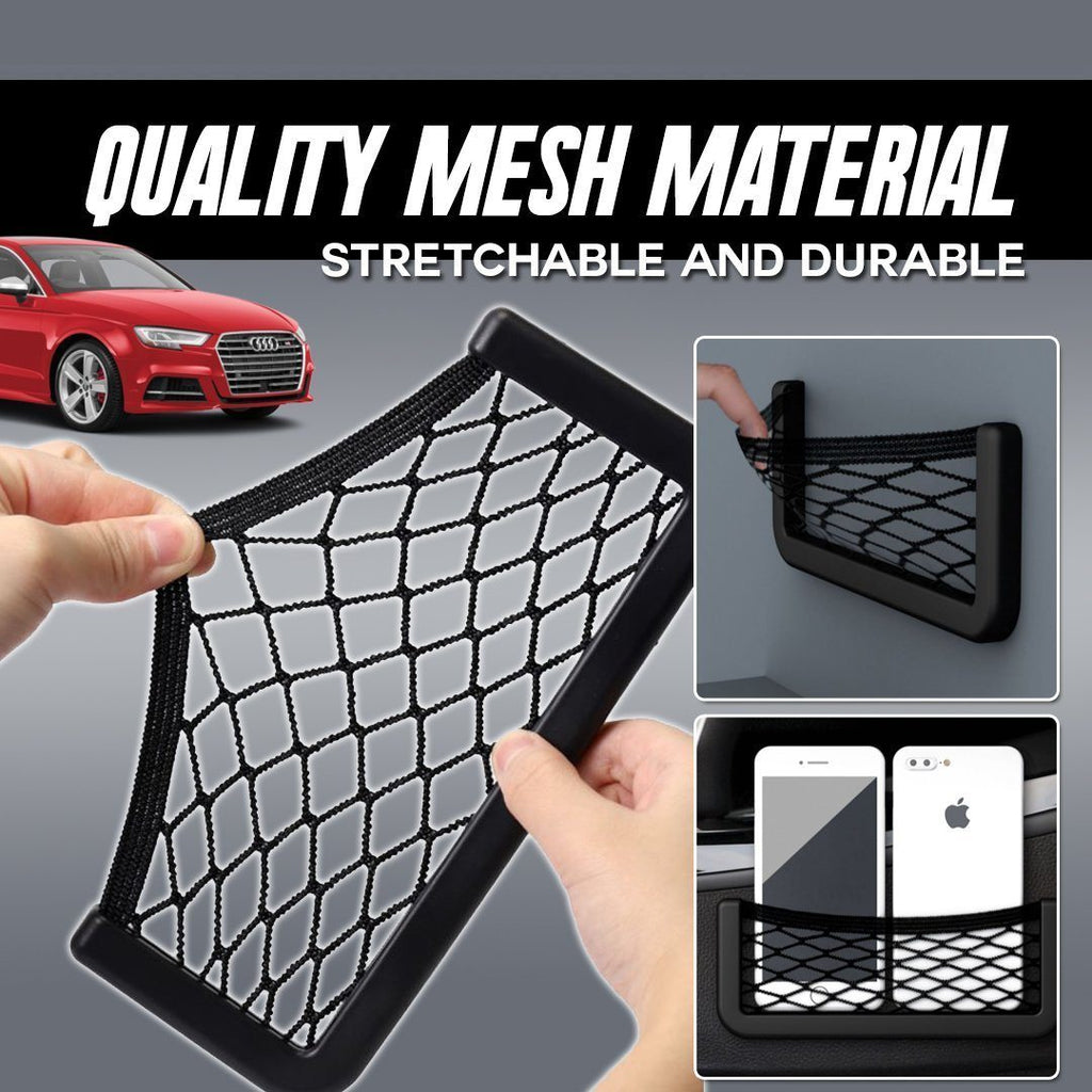 Mini Car Mesh Organizer