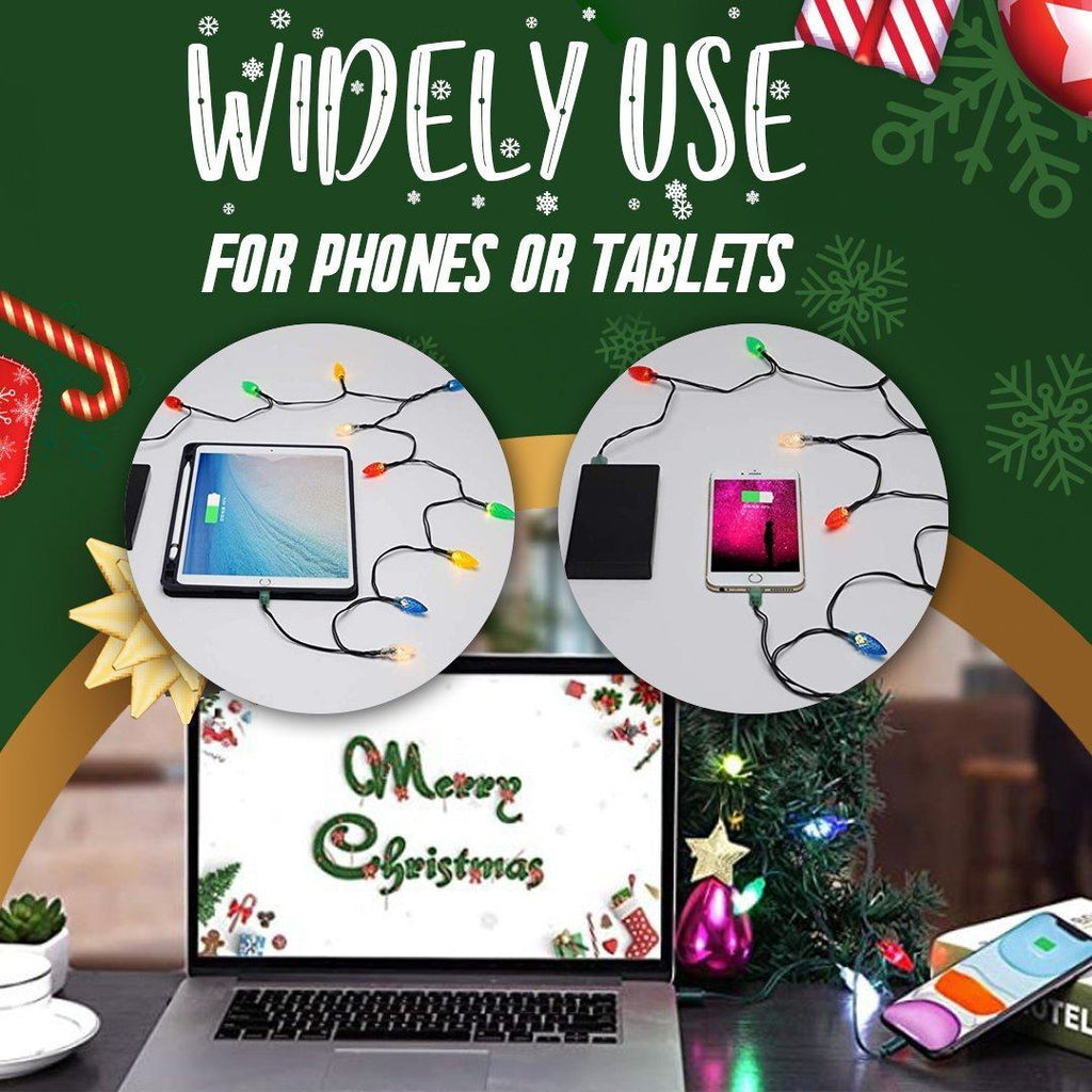 Christmas Lights Phone Charging Cable