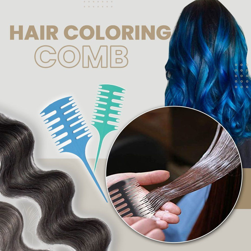 Hair Coloring Sectioning Comb