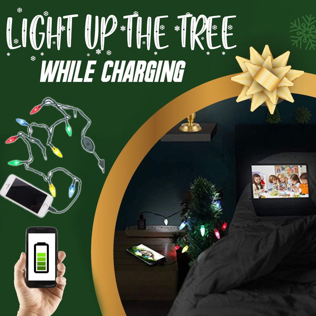 Christmas Lights Phone Charging Cable