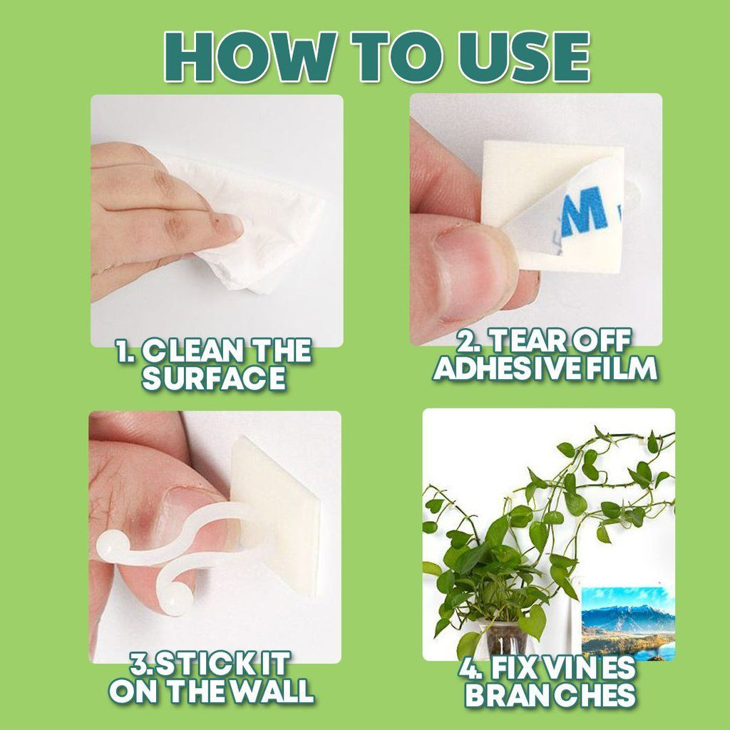 Wall Vines Invisible Plant Clips-100pcs