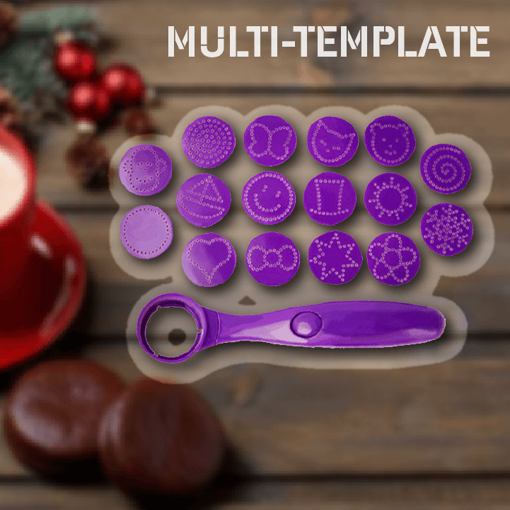 Art Stencils Coffee Pastry Spoon