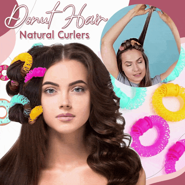 Donut Hair Natural Curlers (14Pcs Set)