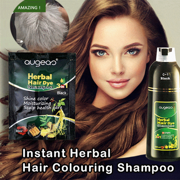 Instant Herbal Hair Colouring Shampoo