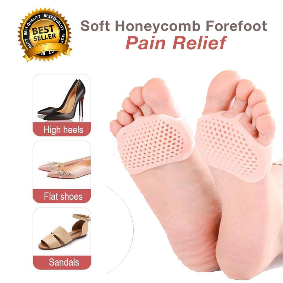Soft Honeycomb Forefoot Pain Reliever Pads