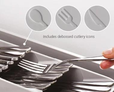 Compact Kitchen Cutlery Organizer