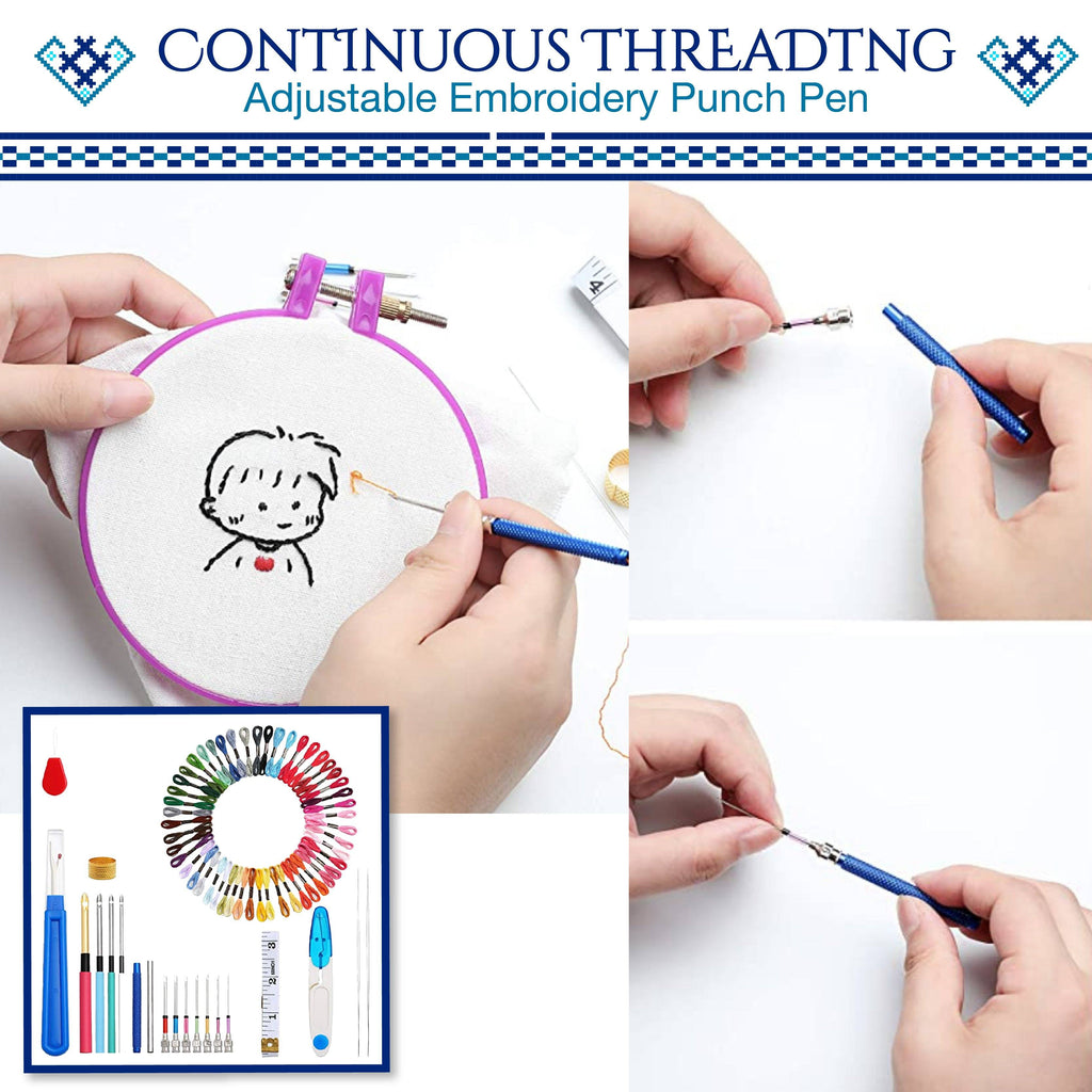 Pop Magic Embroidery Needle Kit