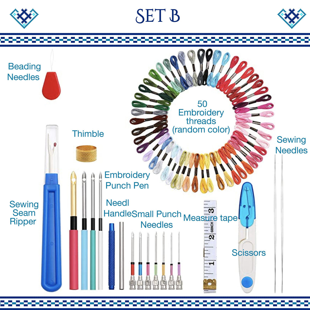Pop Magic Embroidery Needle Kit