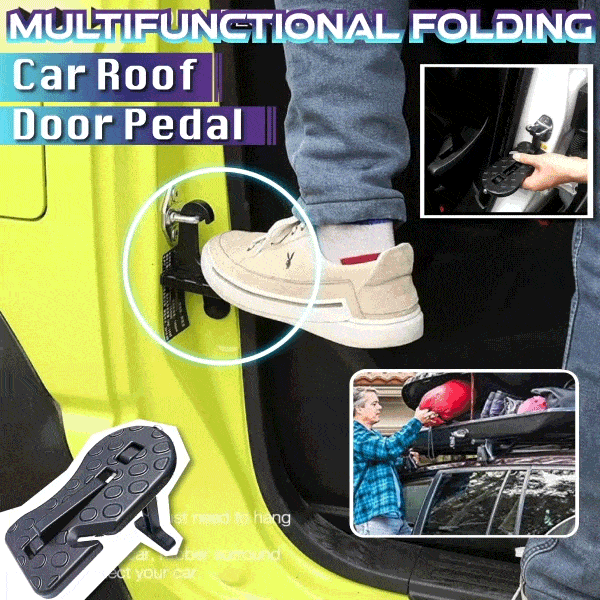 Multifunctional Folding Car Roof Door Pedal