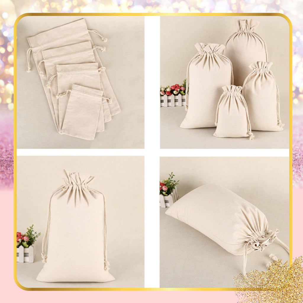 Reusable Crafts Storage Drawstring Bag