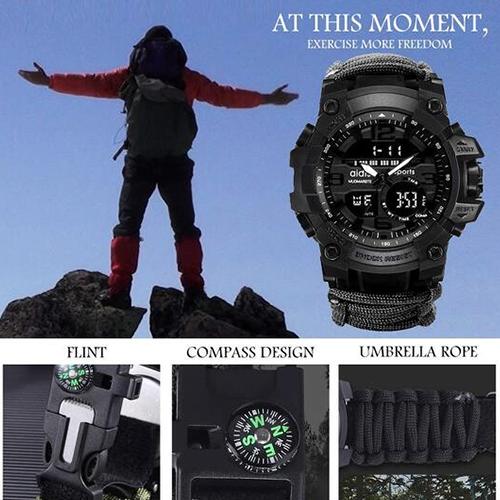 UltraSix Outdoor Survival Watch