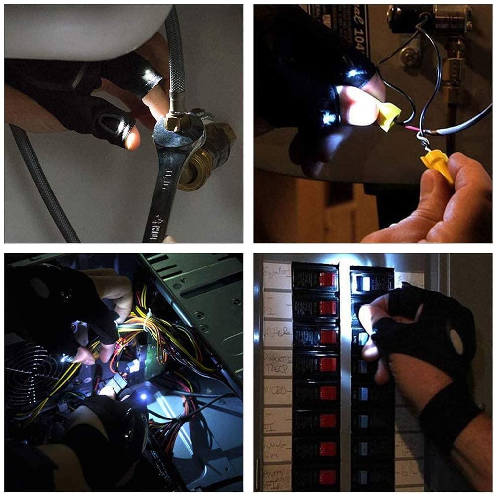 Flashlight Water-Resistant Gloves