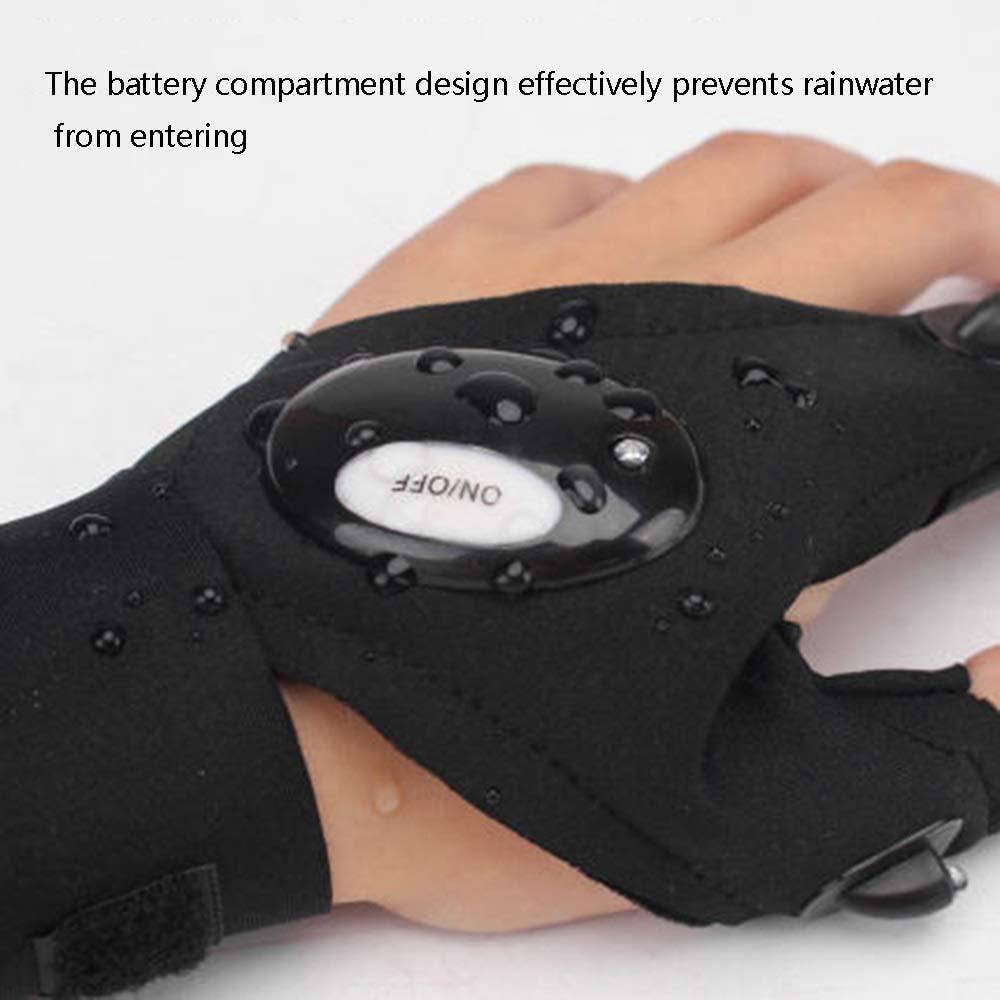 Flashlight Water-Resistant Gloves