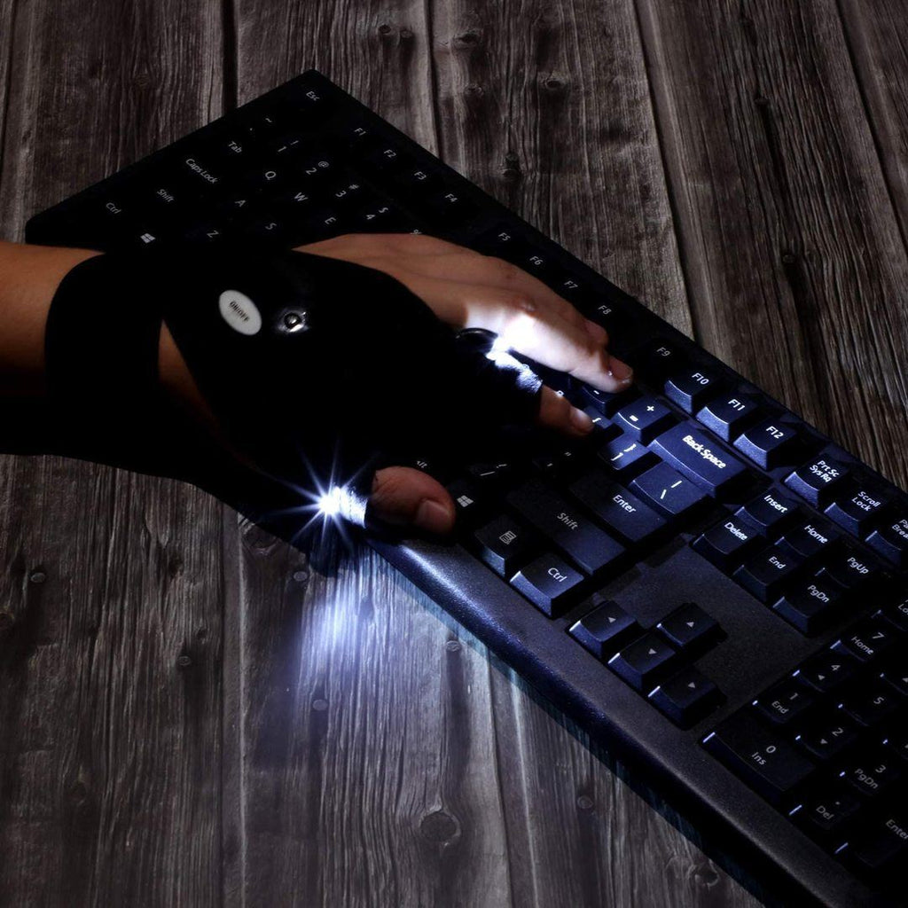 Flashlight Water-Resistant Gloves