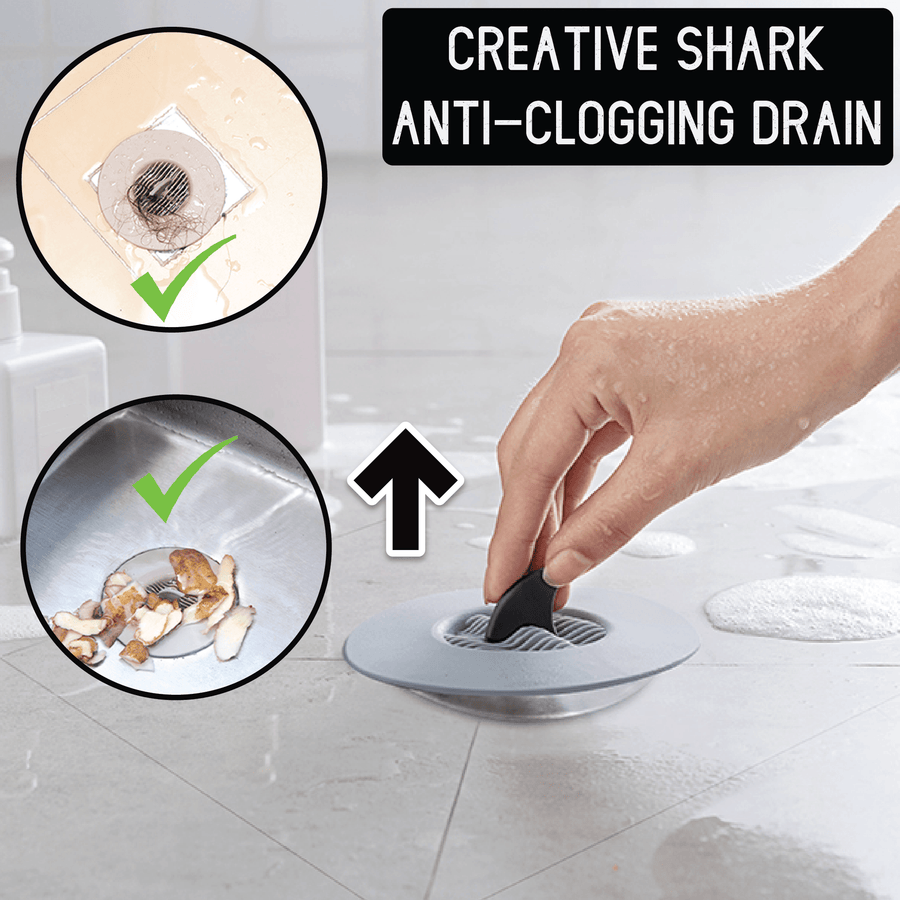 Creative Shark Anti-Clogging Drain - 3PCS