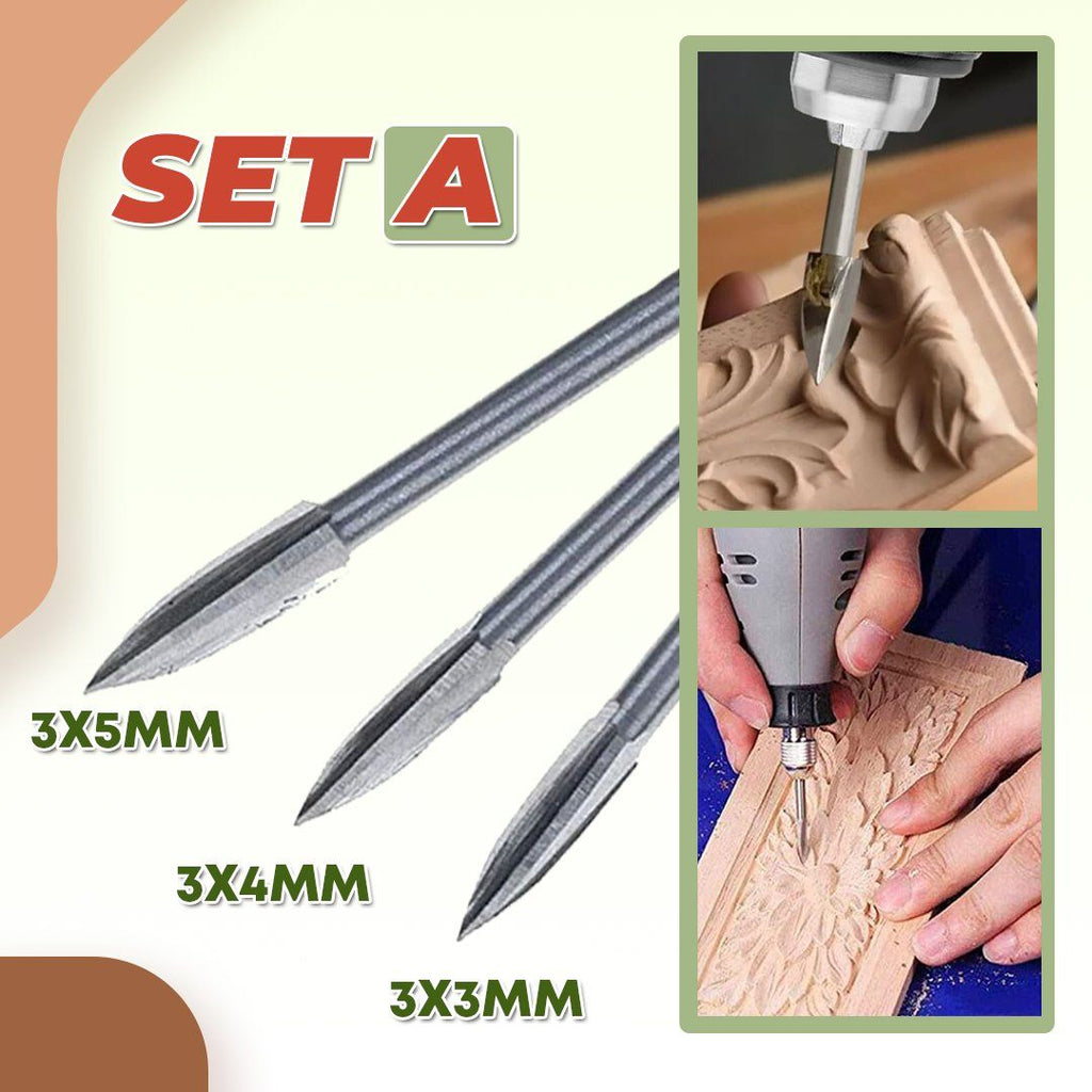 Woodwork Carving Engraving Drill Set