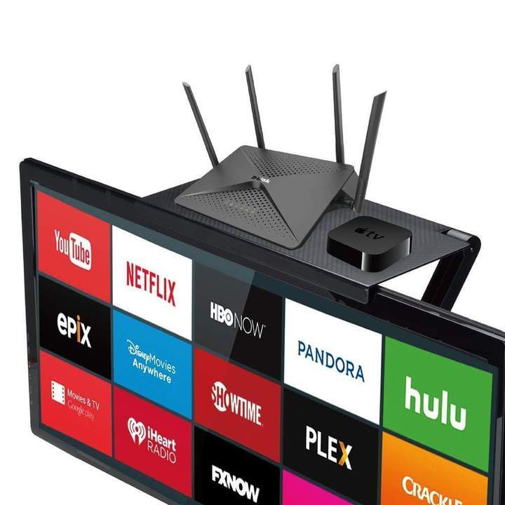 Adjustable Screen Top Shelf