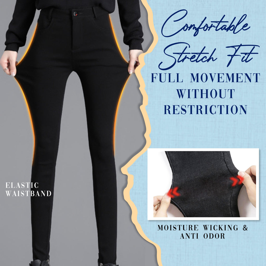 Thermal Fleece Denim Jeans