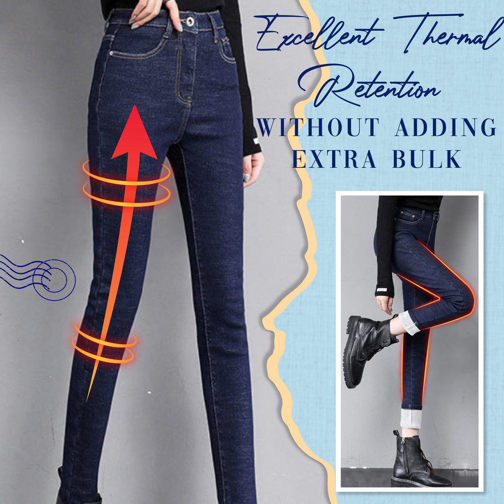 Thermal Fleece Denim Jeans