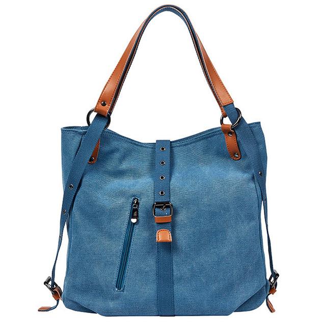 Aline™ Canvas Backpack-Shoulder Bag With Extra Large Capacity