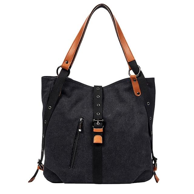 Aline™ Canvas Backpack-Shoulder Bag With Extra Large Capacity