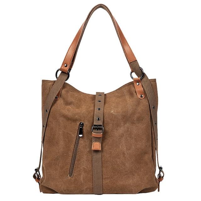 Aline™ Canvas Backpack-Shoulder Bag With Extra Large Capacity
