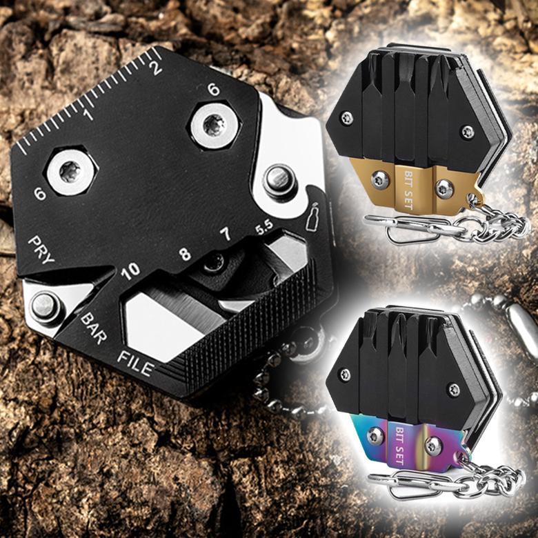 14 in 1 Multifunctional Outdoor Coin Tool