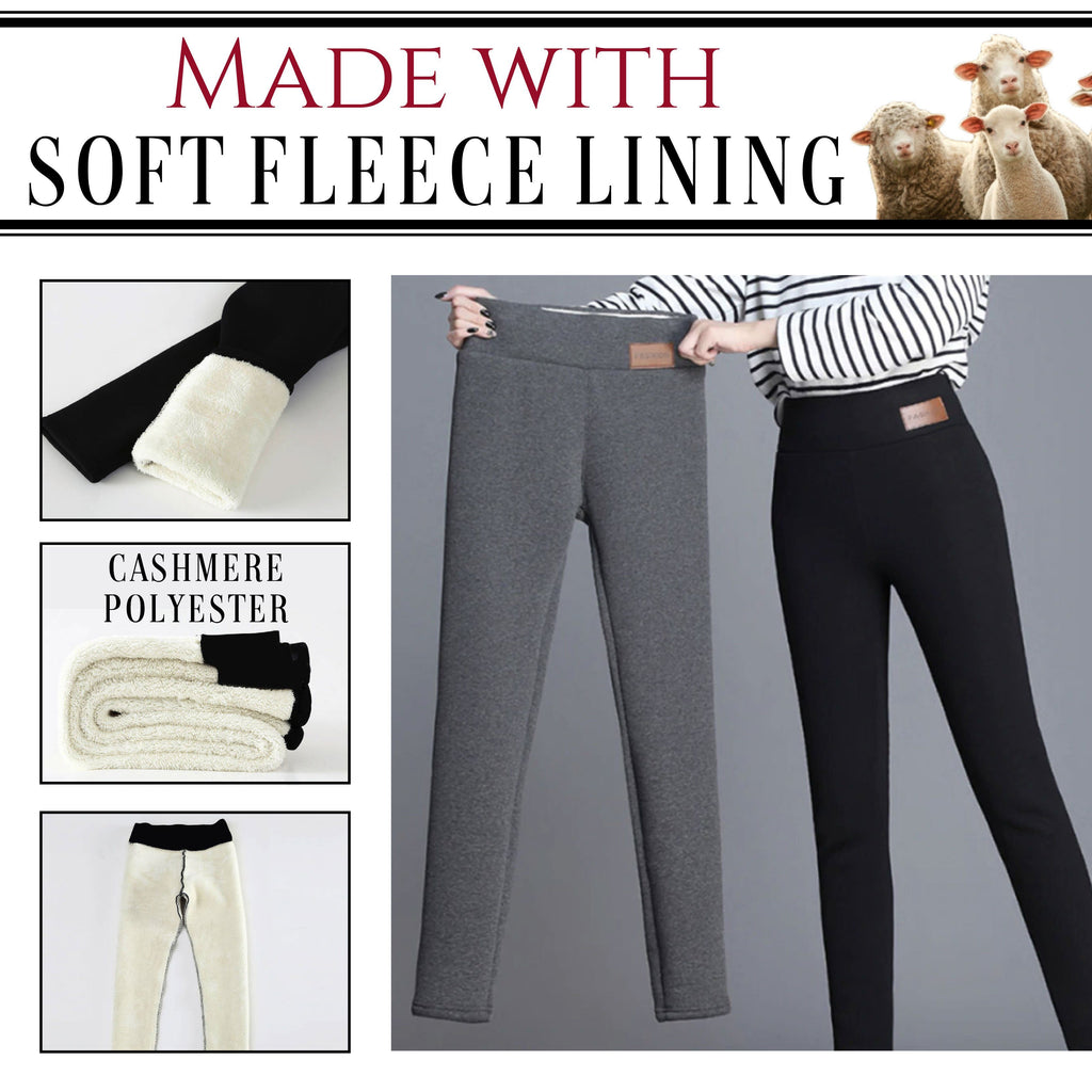 Winter Extra Warm Thick Cashmere Tight Pants
