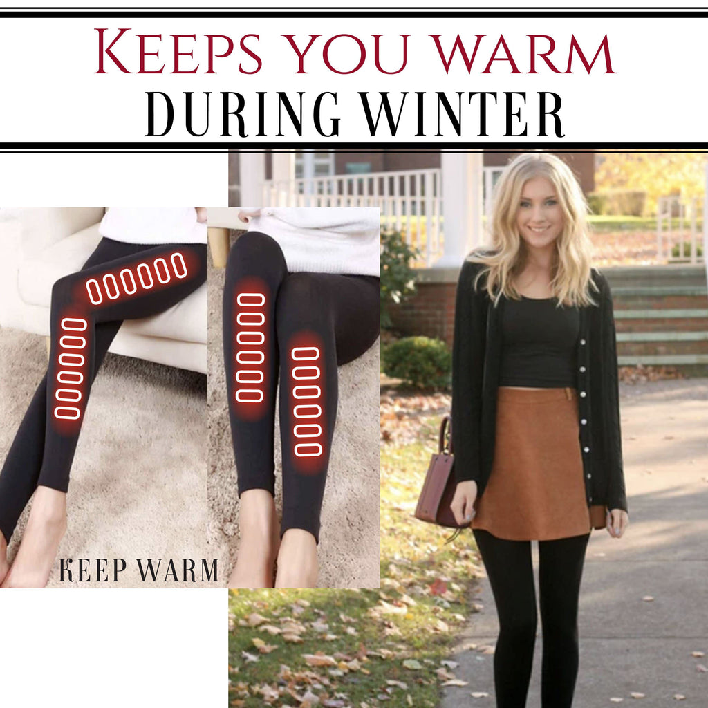 Winter Extra Warm Thick Cashmere Tight Pants