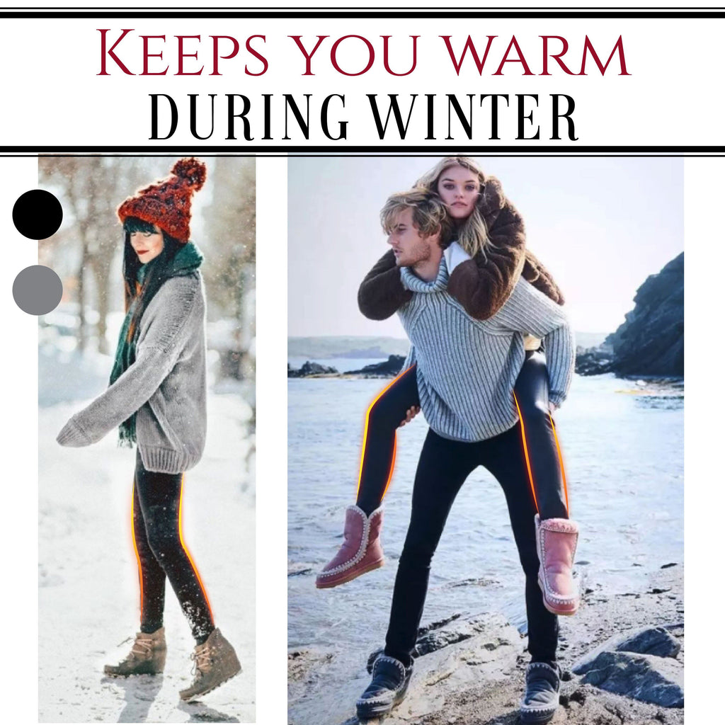 Winter Extra Warm Thick Cashmere Tight Pants