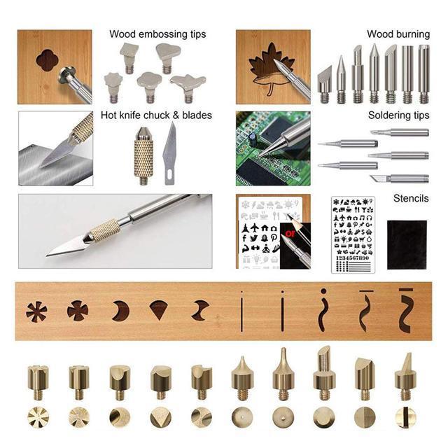 Wood Burning Pyrography Kit - 29pc